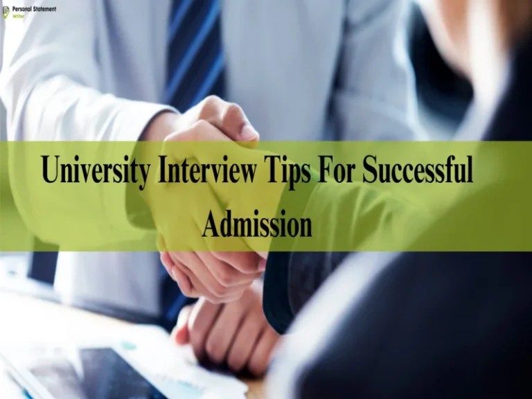 University Admission interview tips